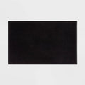 Chenille Bath Rug, Black (20\"x32\")