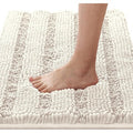 Extra Thick Chenille Bath Mat, Ivory