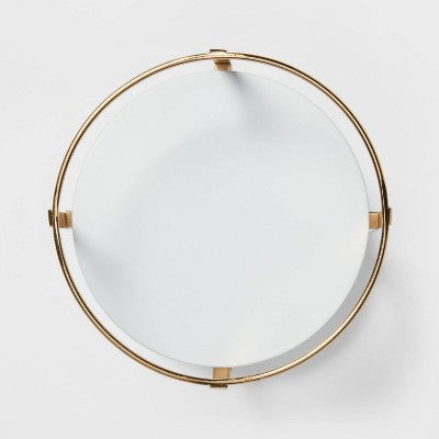 Round Metal Countertop Turntable, Brass (10\")