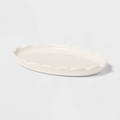 Traditional Ceramic Bath Tray