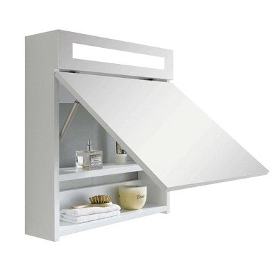 20\" LED Lighted Medicine Cabinet with Mirror, Wall-Mount