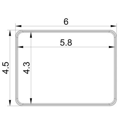 Brightroom Medium Plastic Bathroom Tray