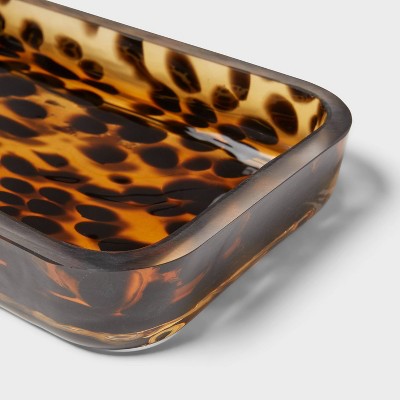 Threshold Colored Glass Tortoise Bath Tray