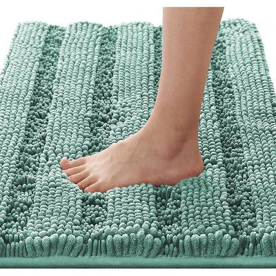 Extra Thick Chenille Bath Mat, Ivory